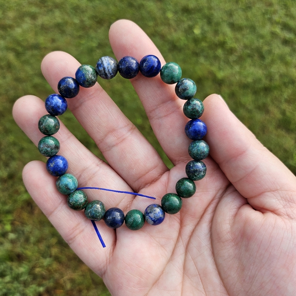 lapis phoenix bracelet 8mm